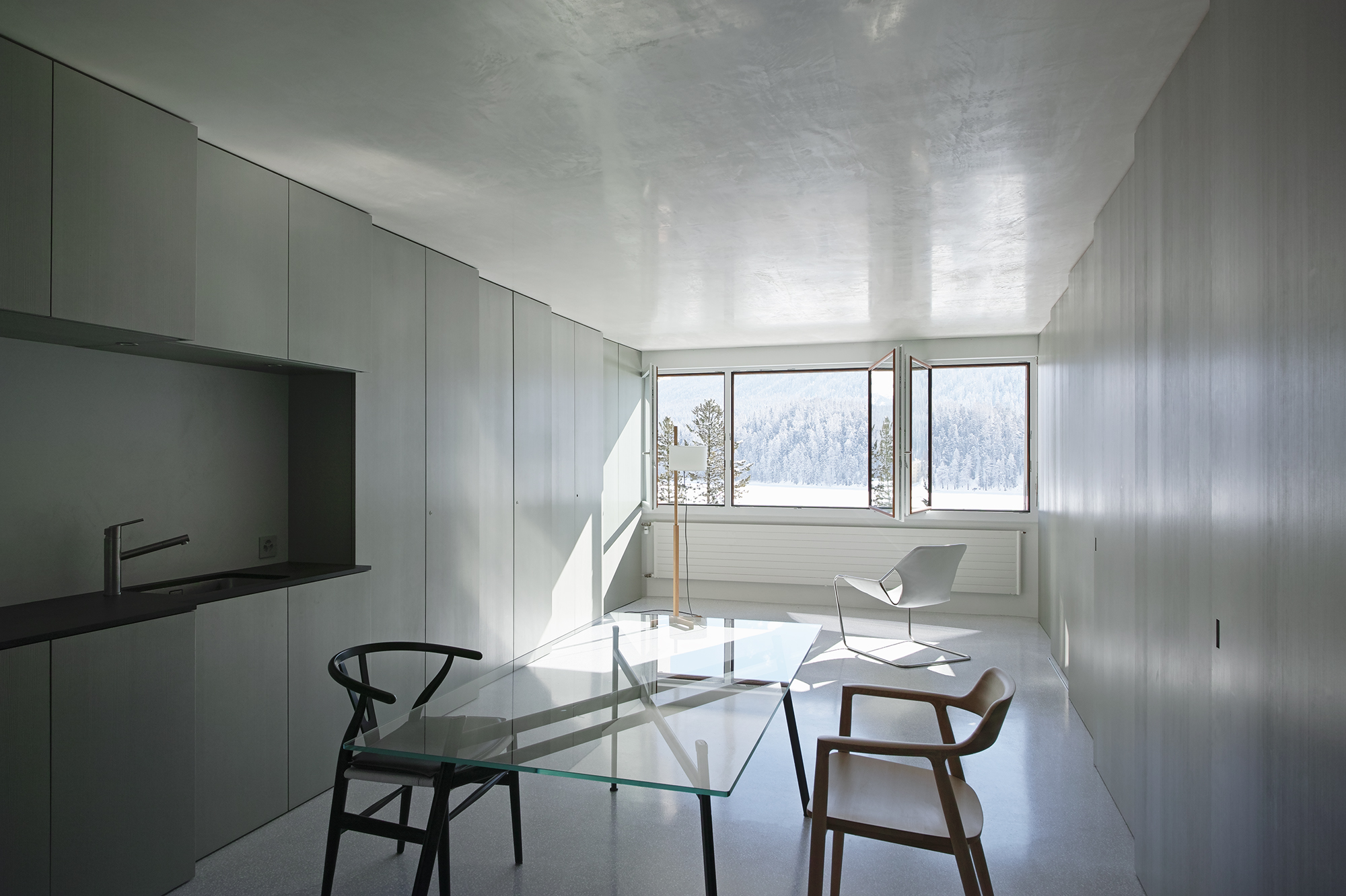 One Room Apartment by the Lake, St. Moritz, 2018, photo: Karin Gauch, Fabien Schwartz